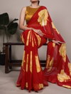 YNF7033 Chiffon With Floral Print With Lace Border Sarees Suppliers In India
